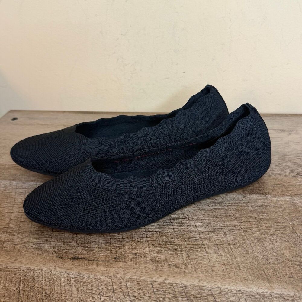 Skechers Women's Cleo 2.0 - Love Spell ballet flat size 8 WIDE FIT shoes black